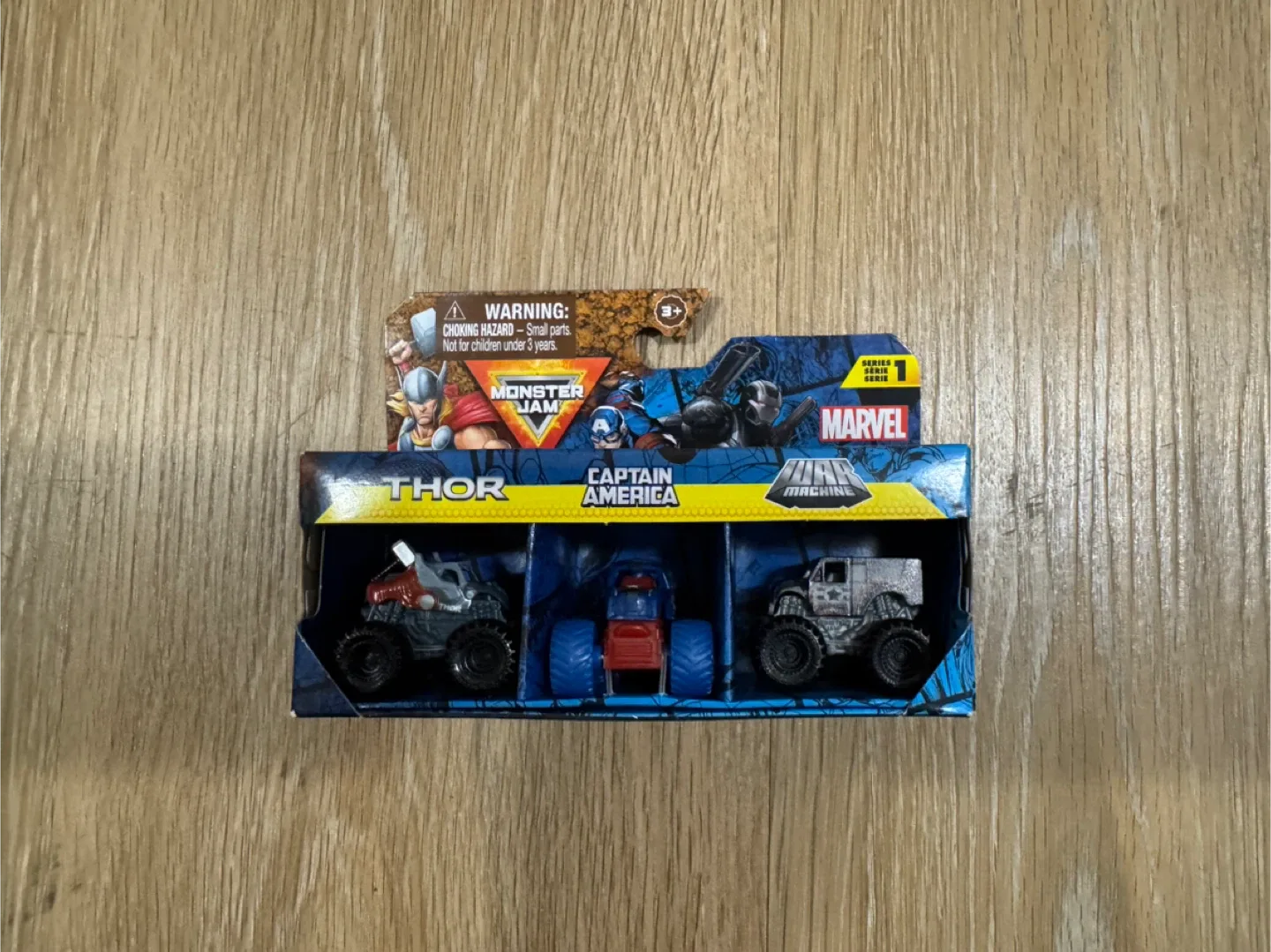 Monster Jam Marvel Mini Monster Trucks thumbnail