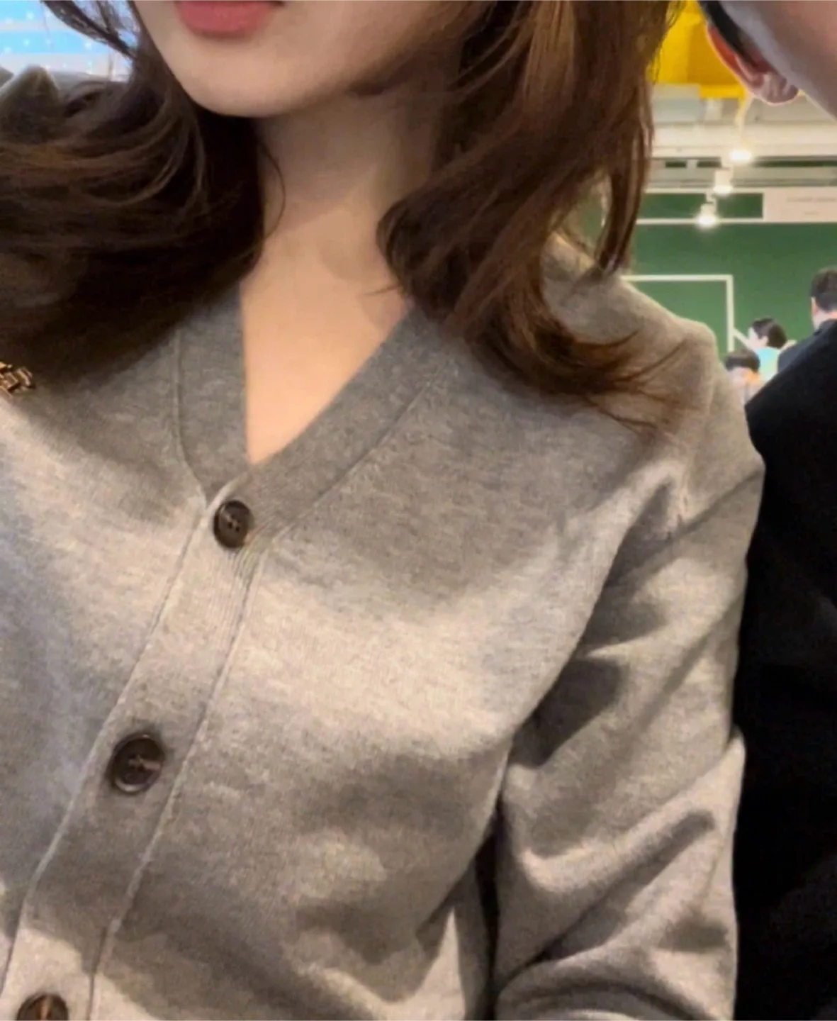 GENERAL IDEA Grey Cardigan - Size M