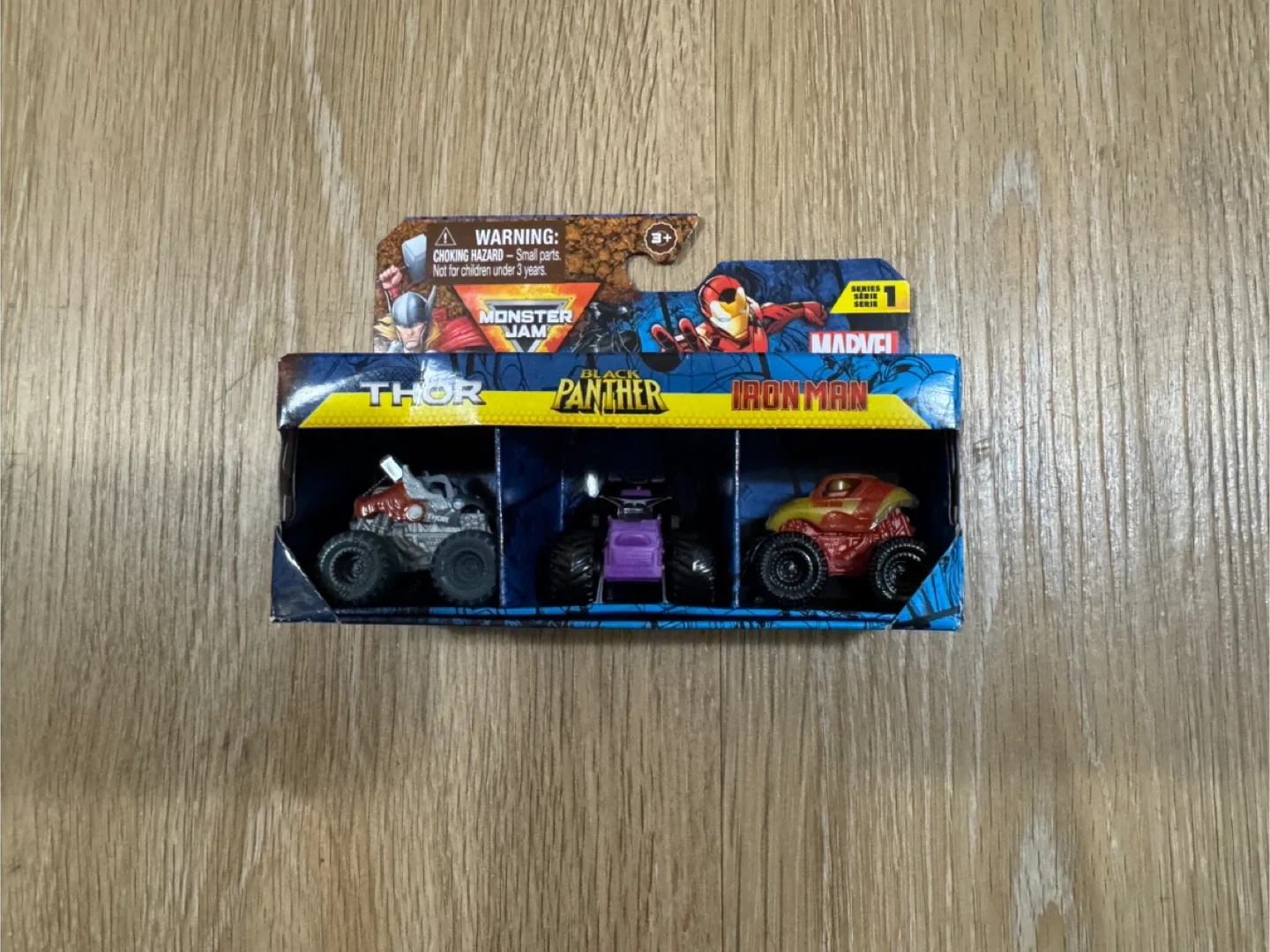 Monster Jam Marvel Mini Monster Trucks thumbnail