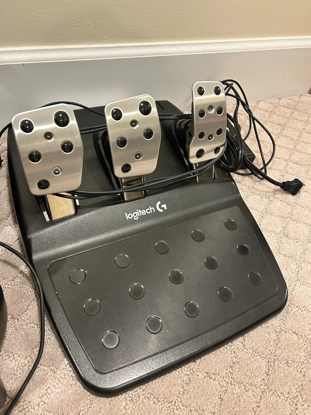 🥕Logitech G29 Bundle, Real Leather, Racing Wheel/Shifter/Pedals image indicator(8)