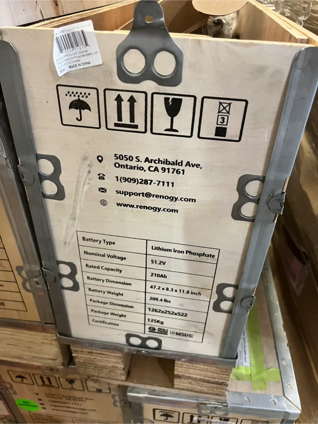 *Brand New* Smart Lithium Iron phosphate,51.2v 210AH Battery image indicator(2)