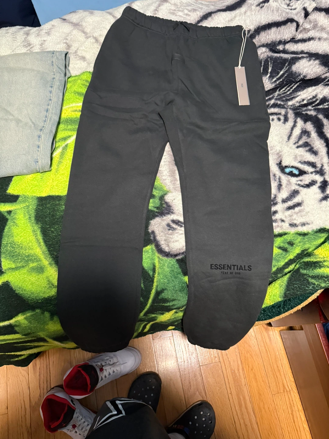Essentials Fear of God Black Sweatpants