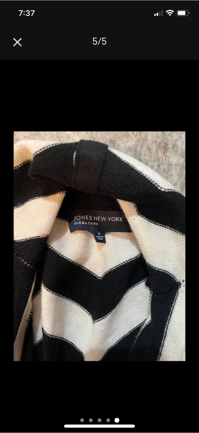 Jones New York Signature Cardigan - Size S image indicator(2)