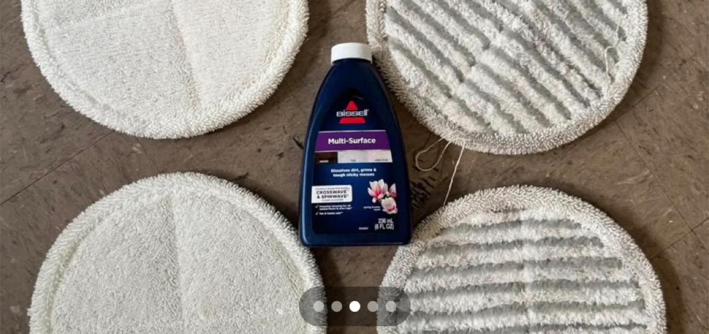 Bissell SpinWave Hard Floor  Mop Pads & Multi-Surface Solution image indicator(3)
