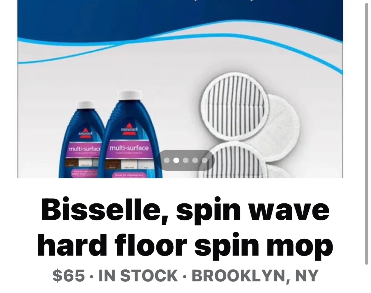 Bissell SpinWave Hard Floor  Mop Pads & Multi-Surface Solution image indicator(2)