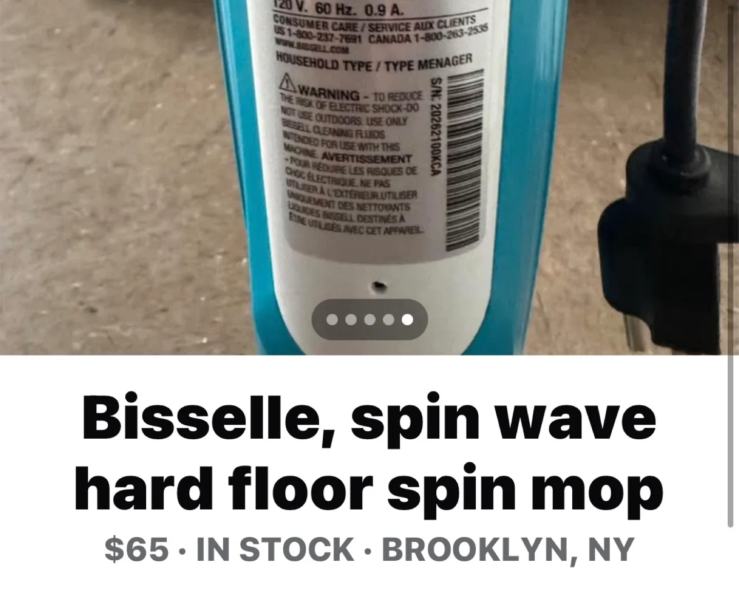 Bissell SpinWave Hard Floor  Mop Pads & Multi-Surface Solution image indicator(4)