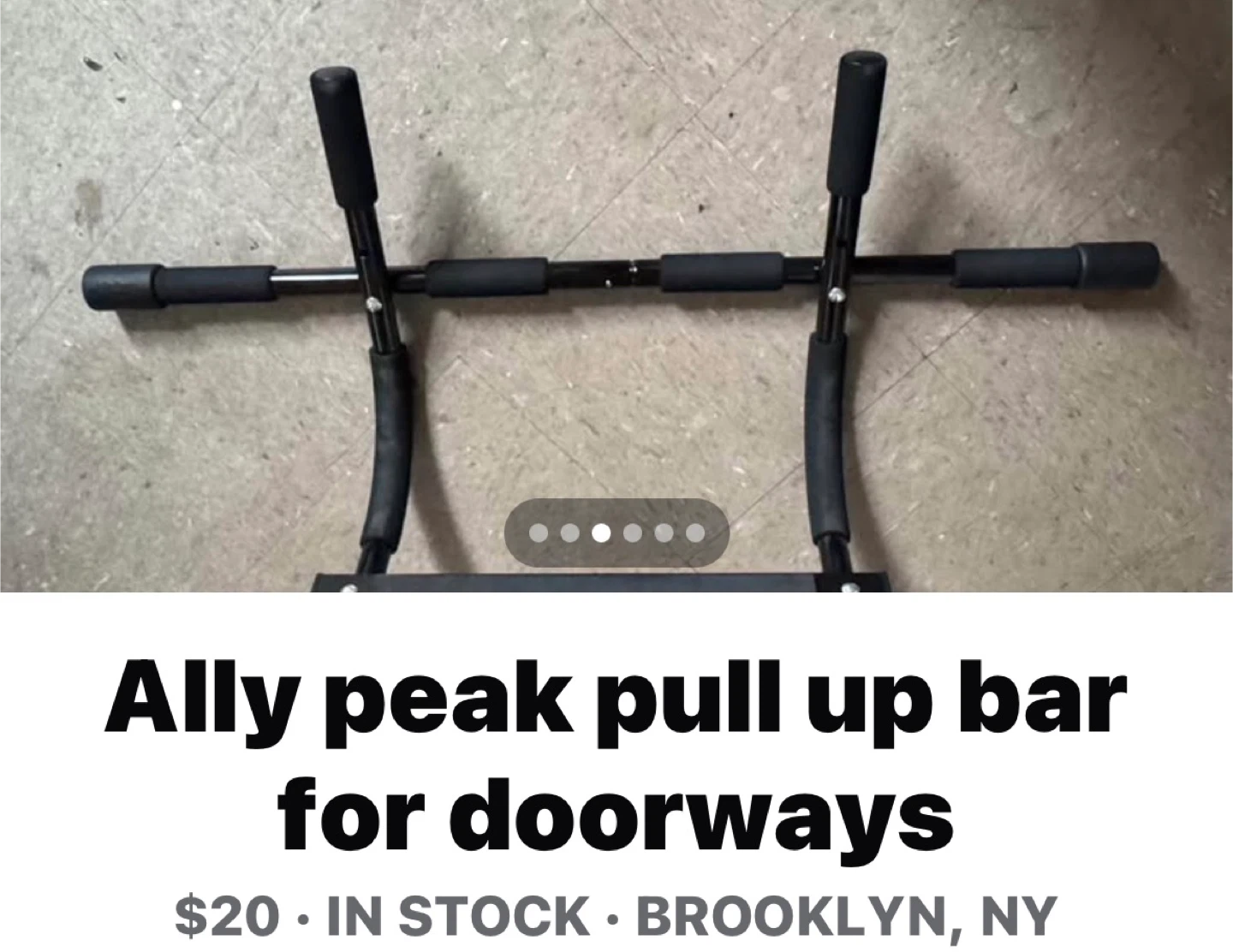 Ally Peaks Pull Up Bar for Doorways - photo 3