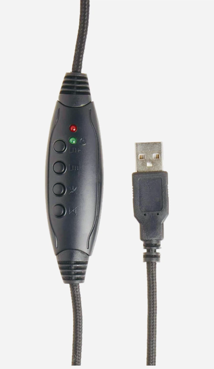 iMicro IMME282 USB Headset stereo w/microphone - photo 2