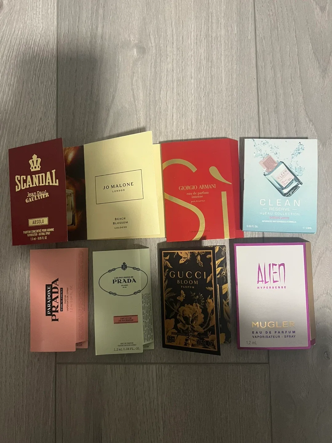 Perfume samples