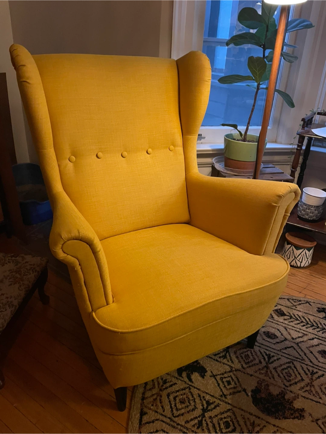 IKEA Strandmon - Yellow Armchair