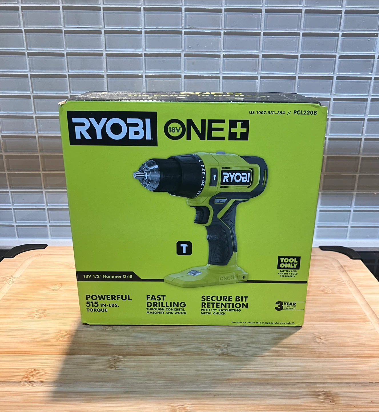 Ryobi ONE+ 18V 1/2" Hammer Drill - New in Box!