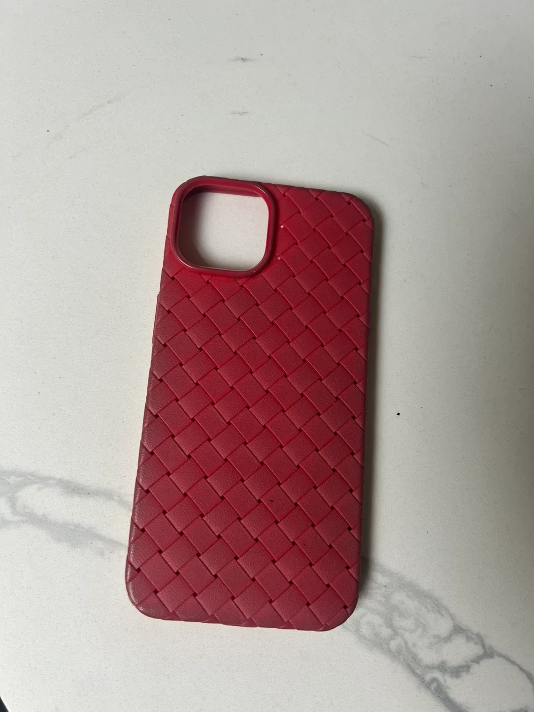 Red Woven iPhone 14 Case thumbnail