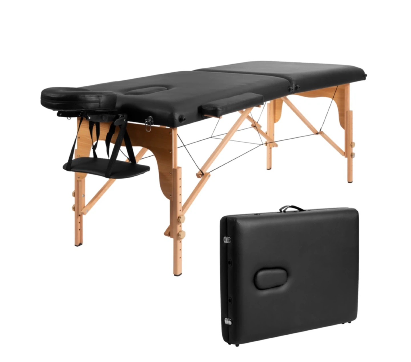 Portable Massage Table - Black