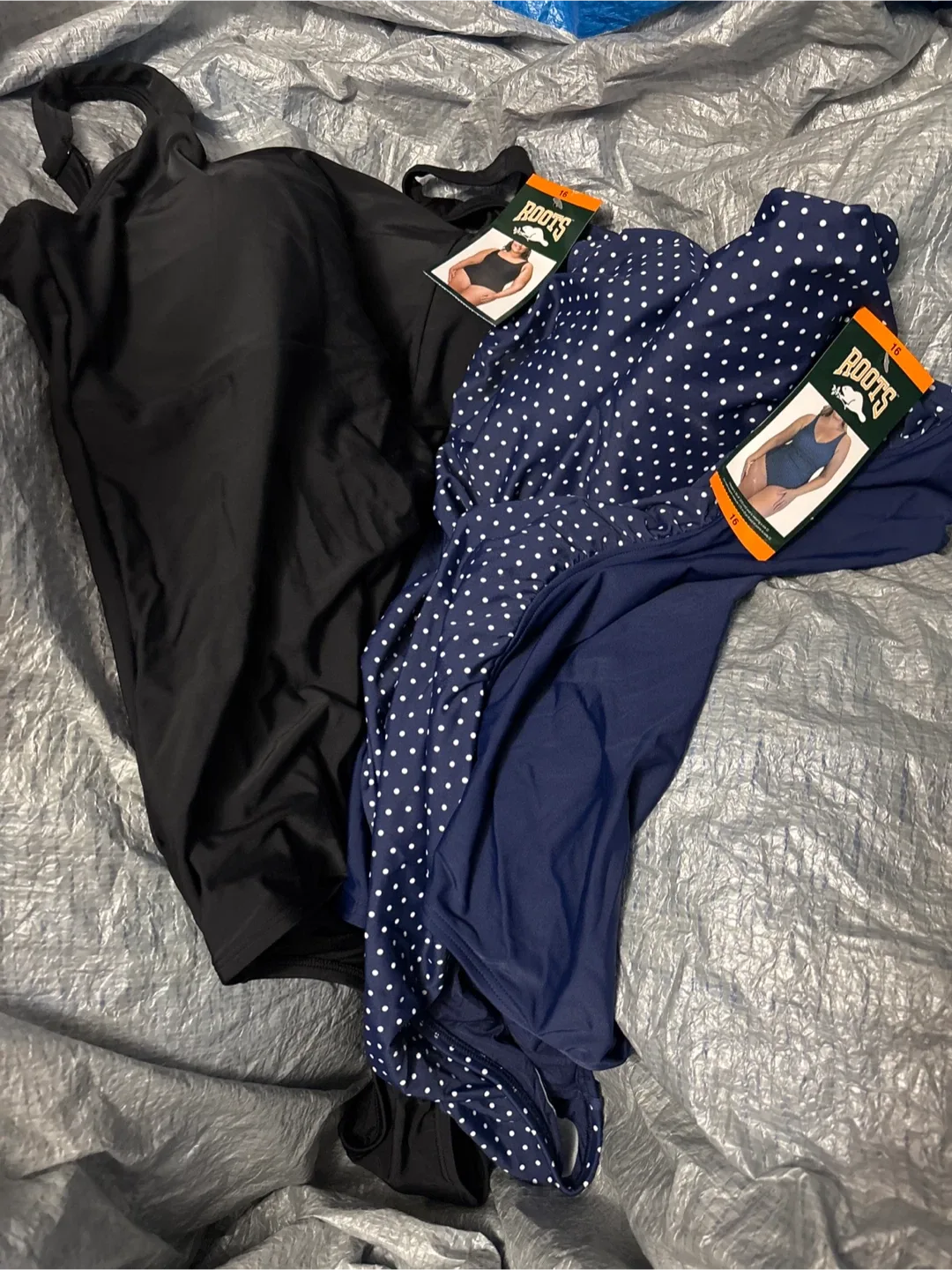 2 pairs Roots Swimsuit Size 16 thumbnail