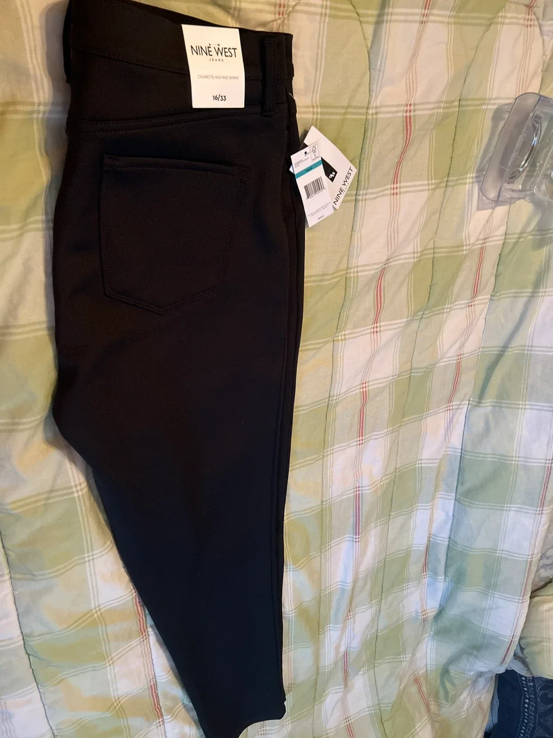 New Nine West Black Cigarette Pants - Size 16/33 image indicator(3)