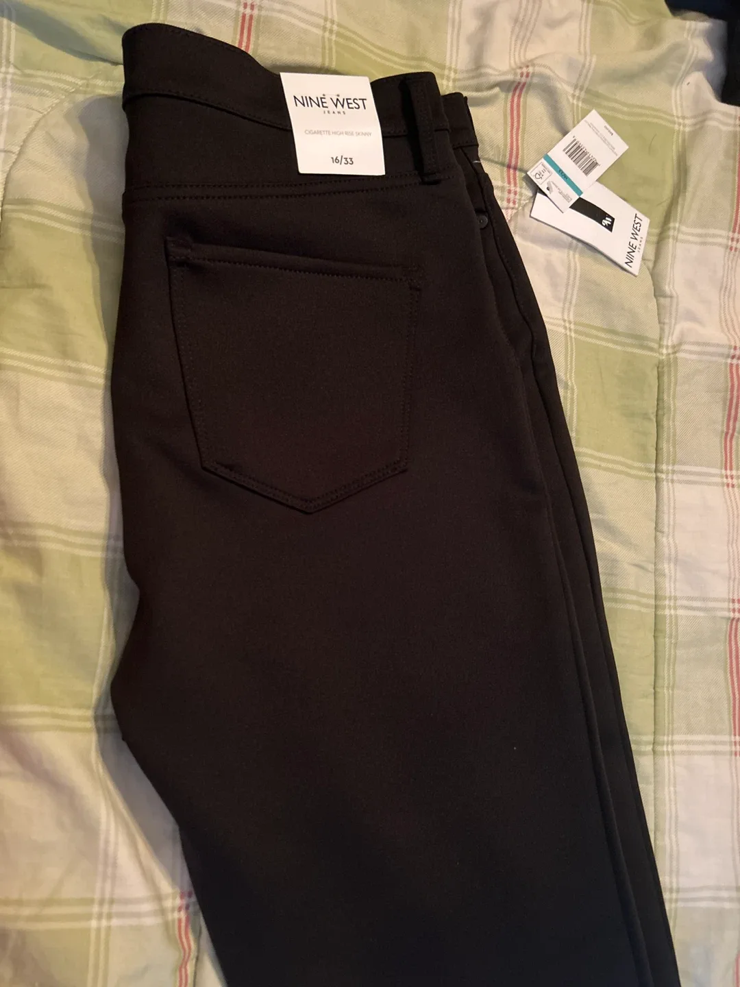 New Nine West Black Cigarette Pants - Size 16/33 image indicator(2)