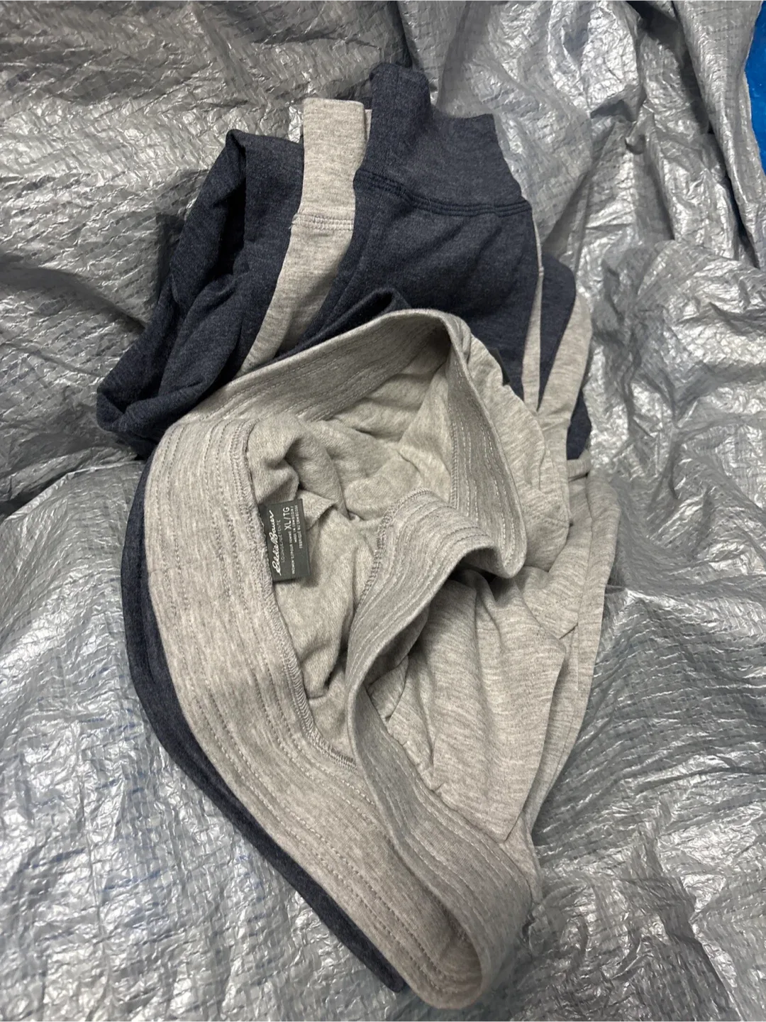 NWOT men’s 2pc Eddie Bauer Lounge Pants XL Grey thumbnail