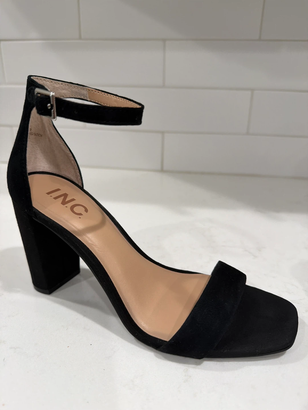 INC Black Heels