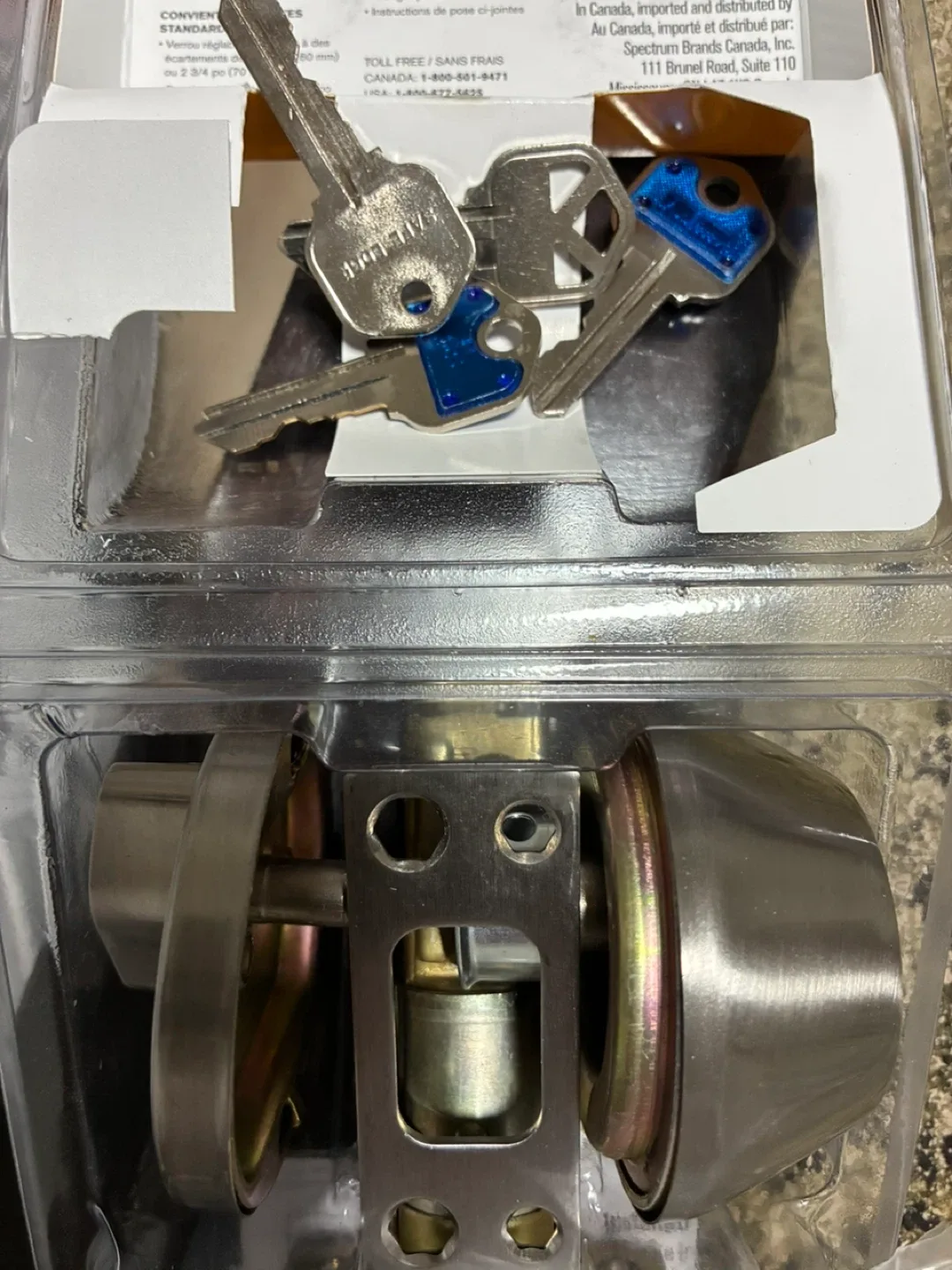 4 keys for Weiser Safe Lock Single Cylinder image indicator(2)