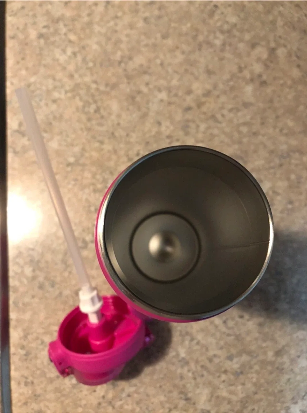 New Pink Water Bottle with Stickers image indicator(5)