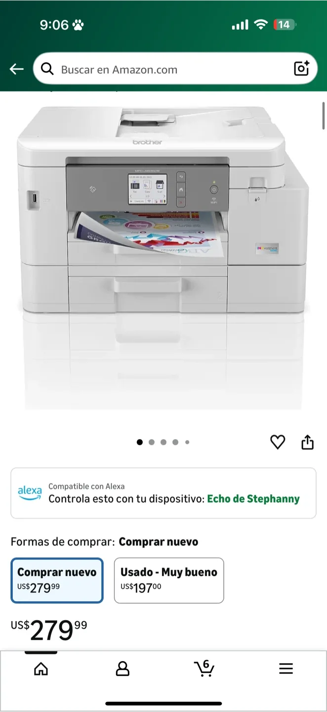 Brother MFC-J4335DW All-in-One Printer image indicator(4)