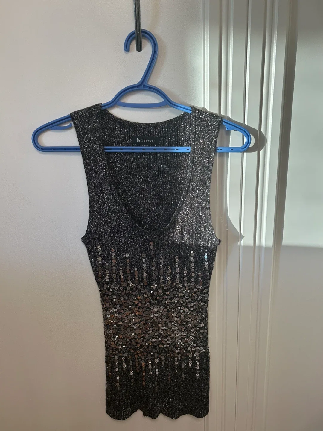 Le Chateau Sparkly Top - Size M