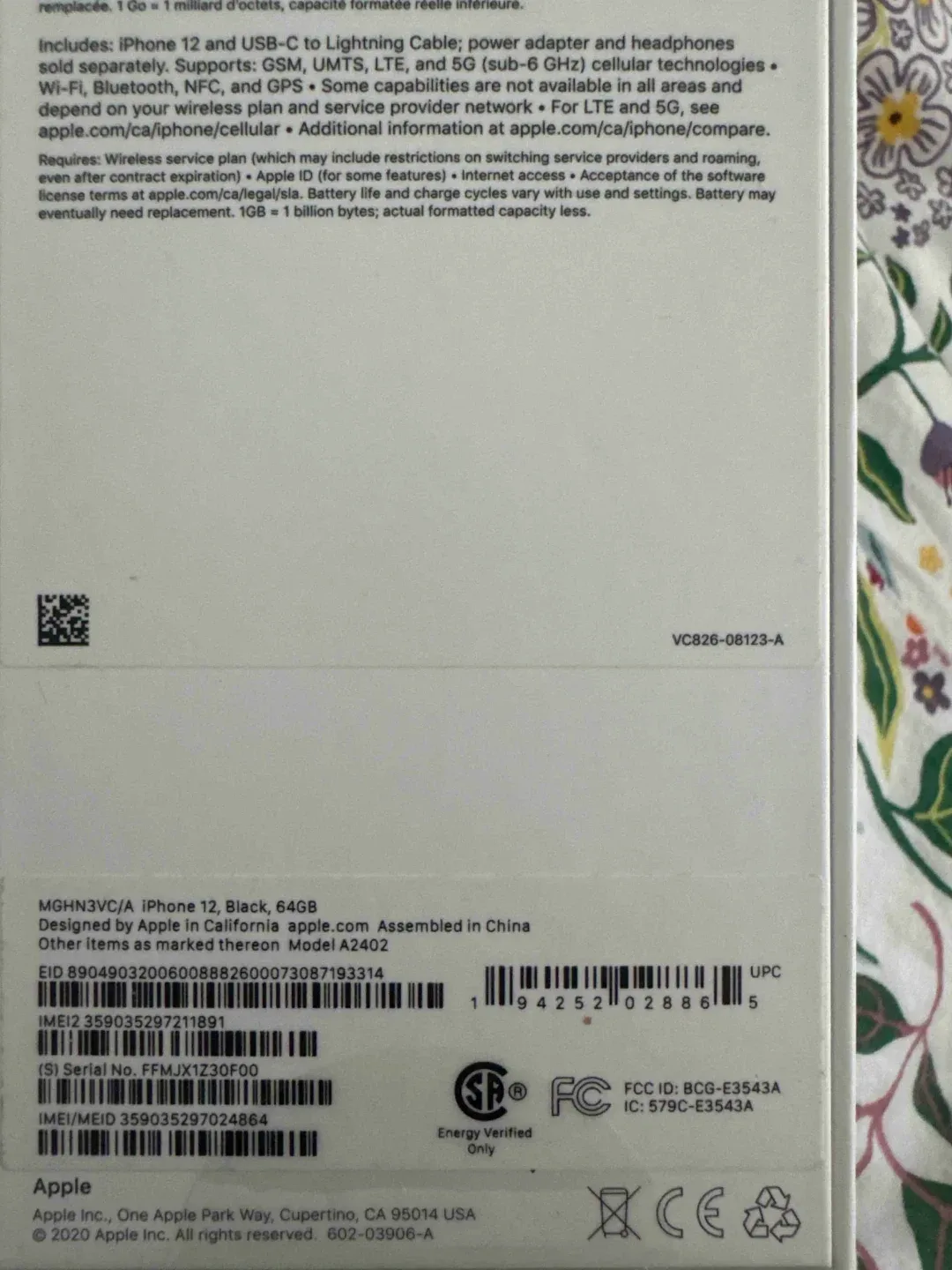 brand new unopen Apple iPhone 12 - 64GB - Black image indicator(2)