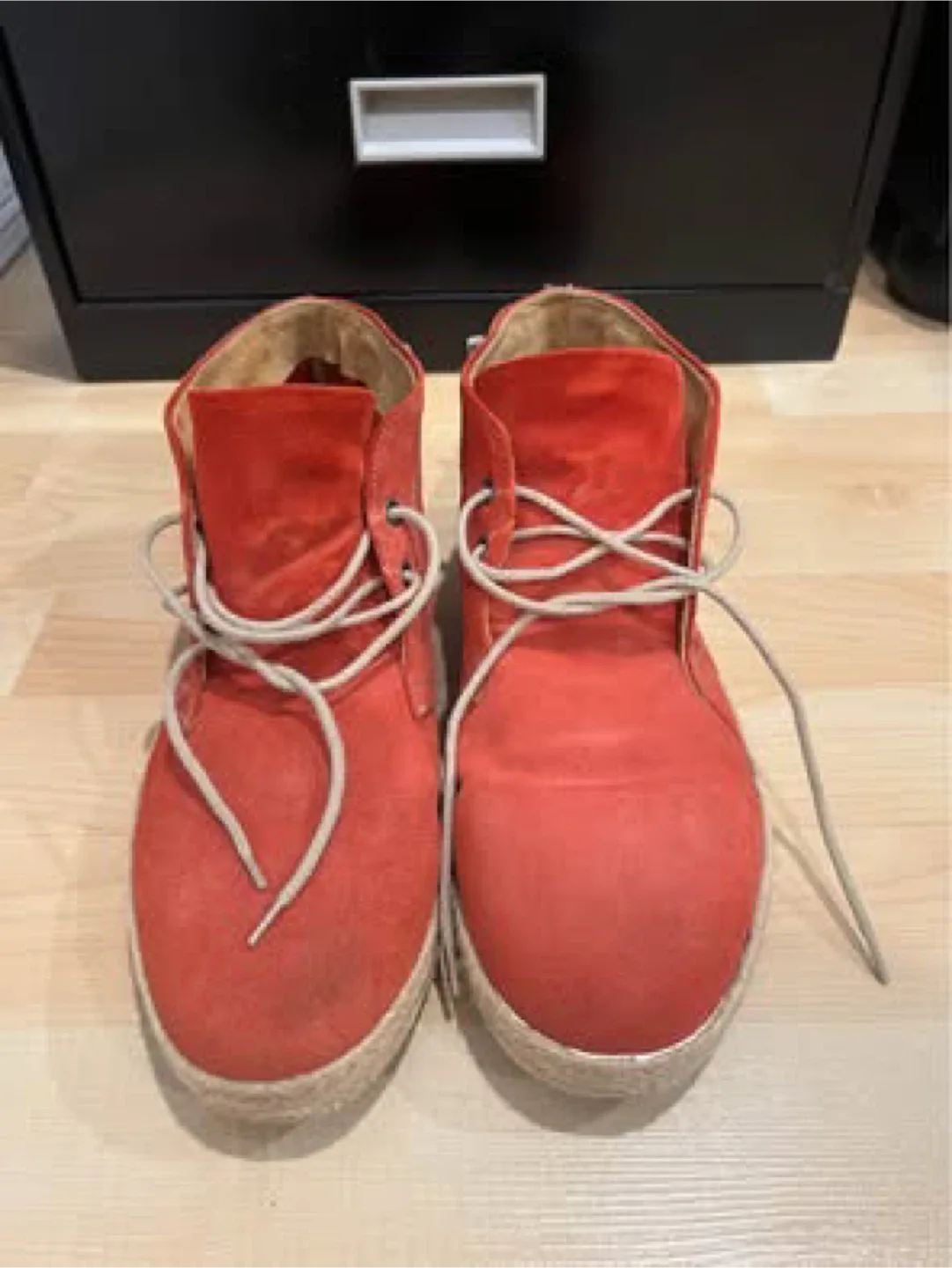 Red Suede Chukka Boots image indicator(3)