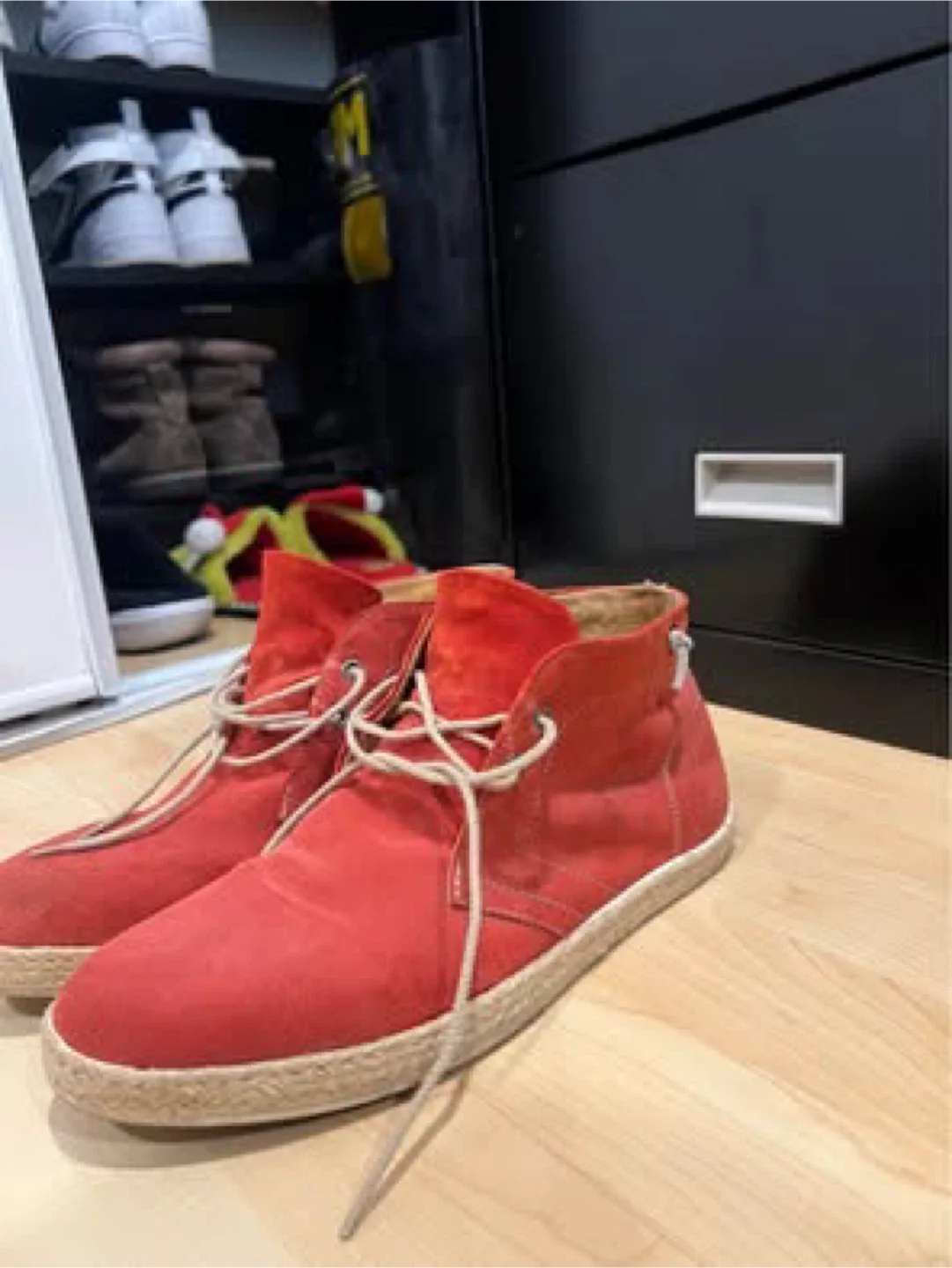 Red Suede Chukka Boots image indicator(2)