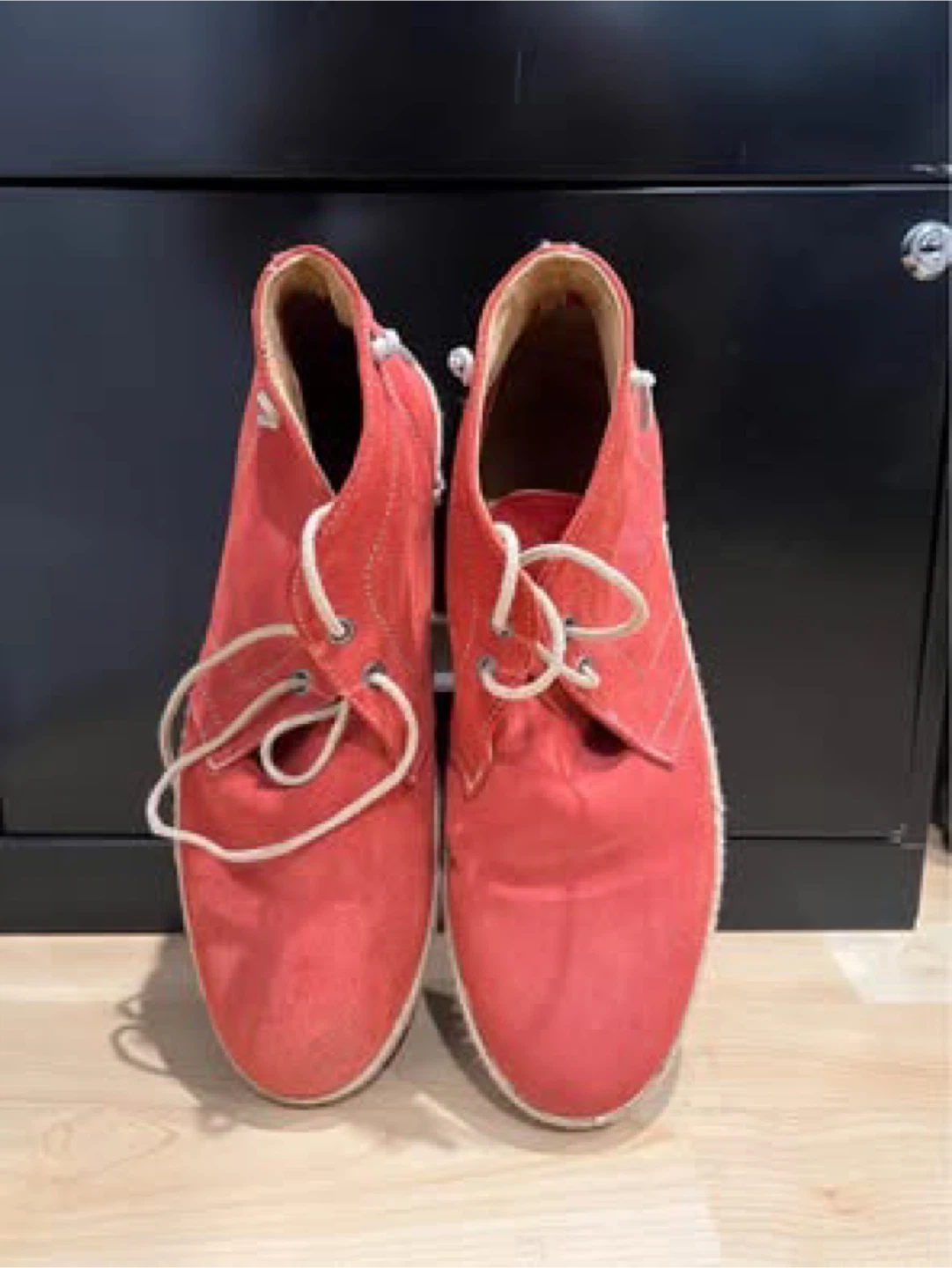 Red Suede Chukka Boots