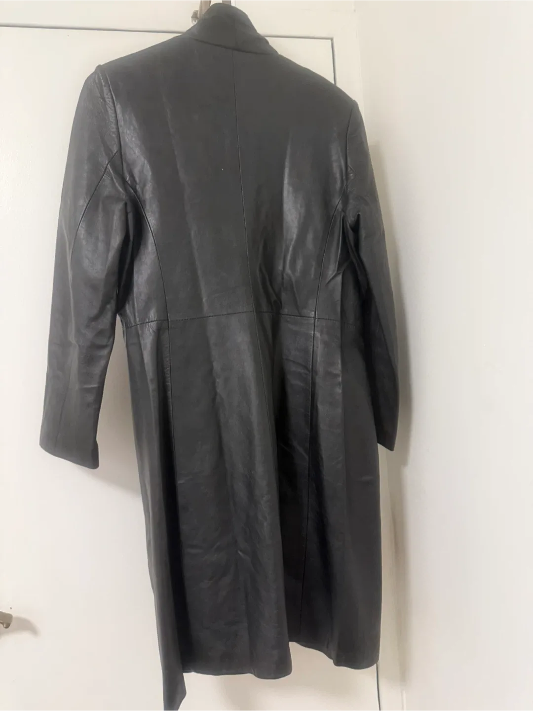 Black Leather Coat image indicator(2)