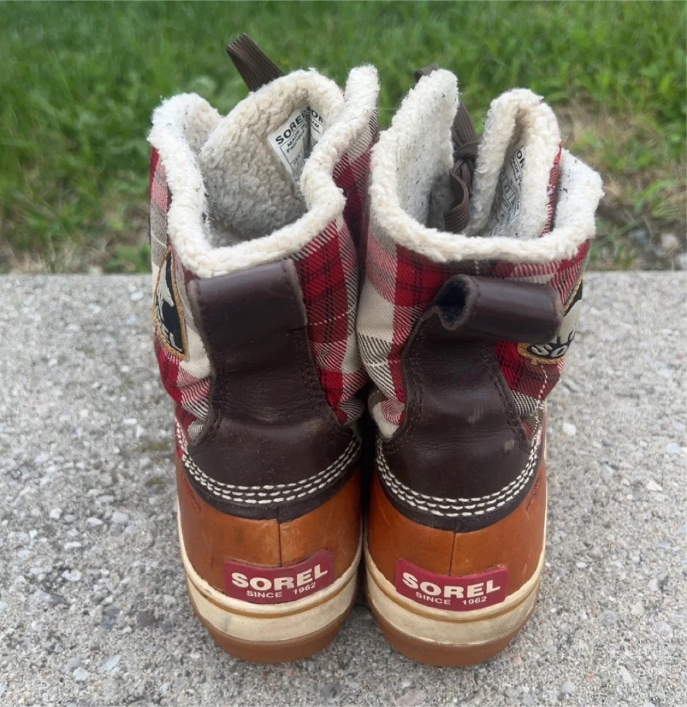 Sorel Toddler Snow Commander Plaid Boots image indicator(3)