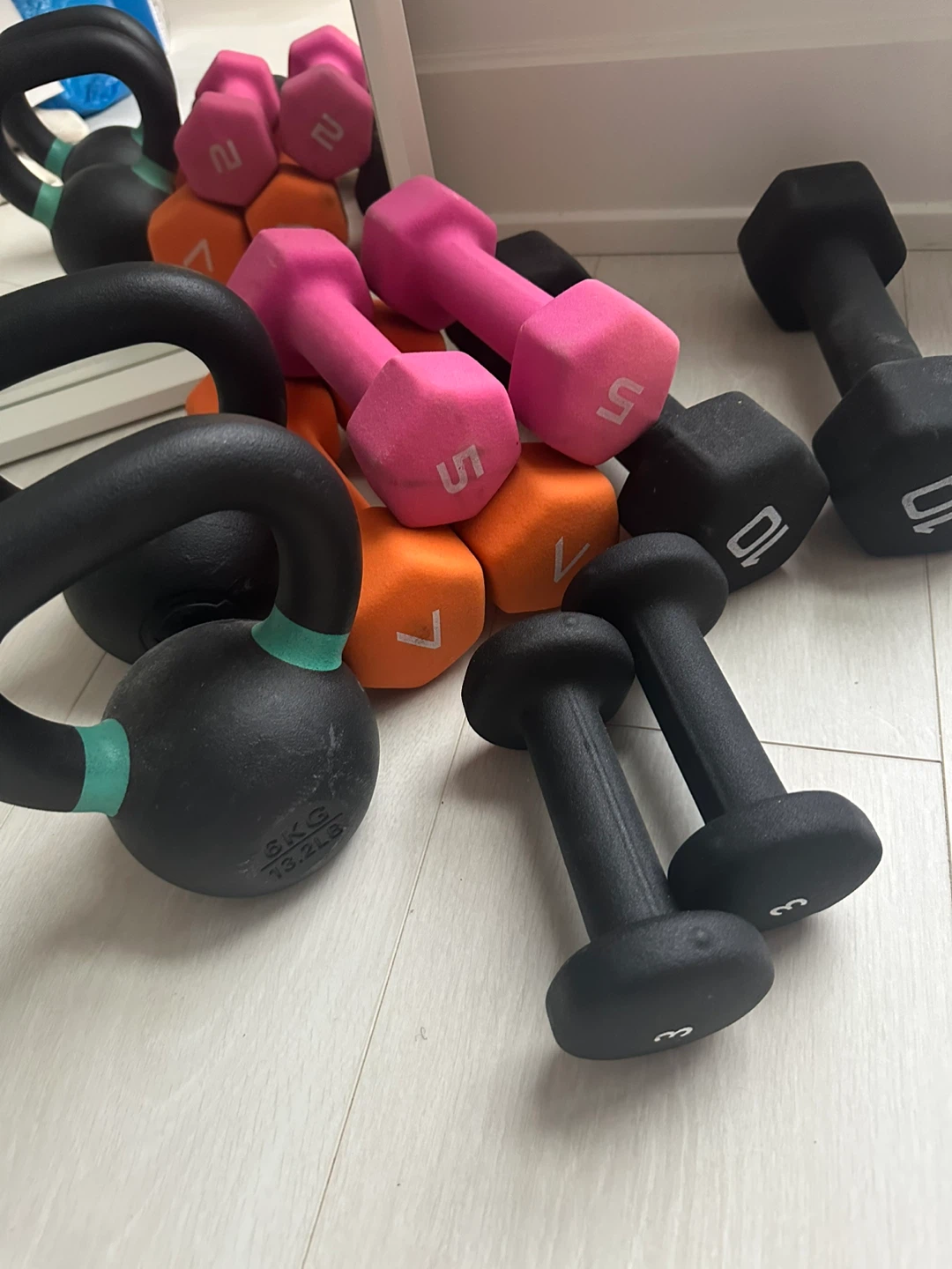 Dumbbell & Kettlebell Set