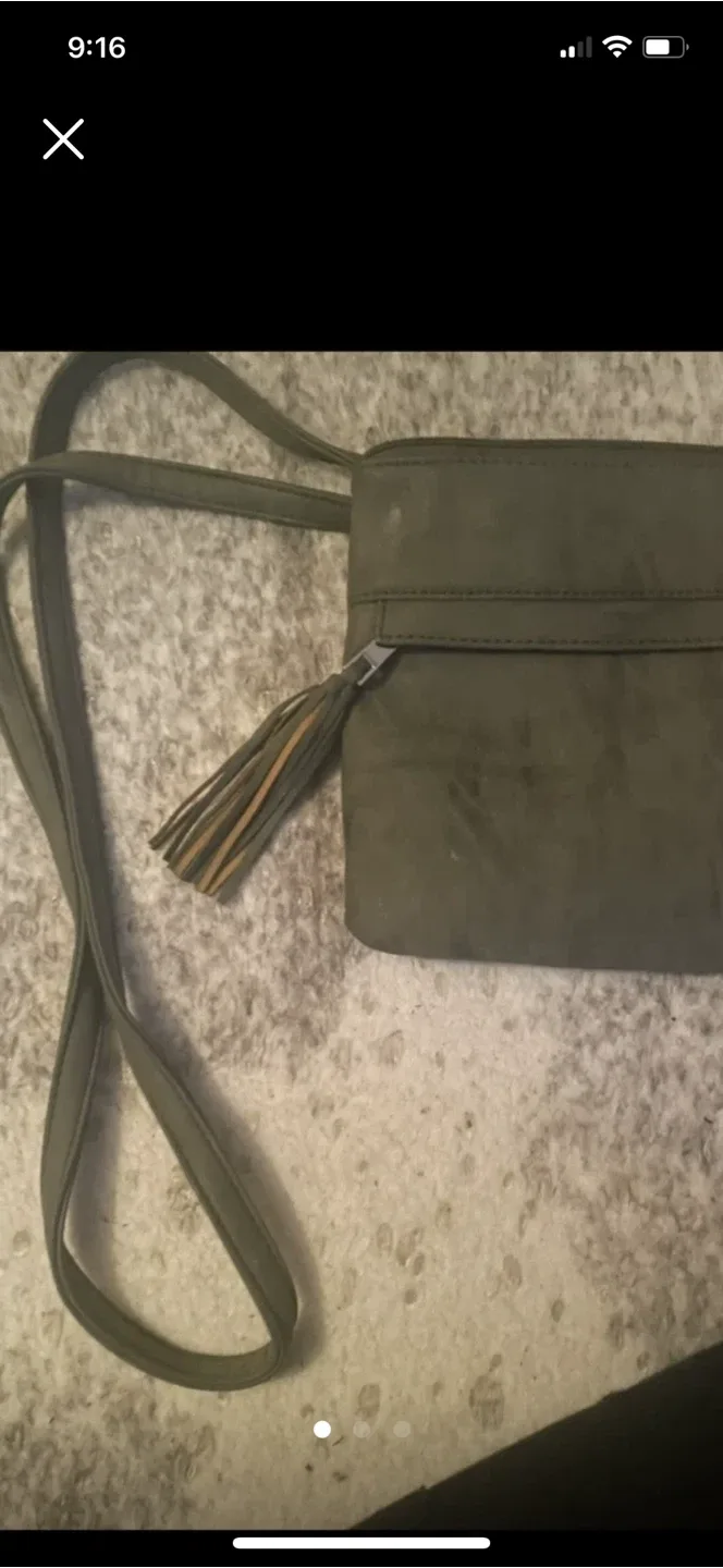 Olive Green Crossbody Bag image indicator(4)