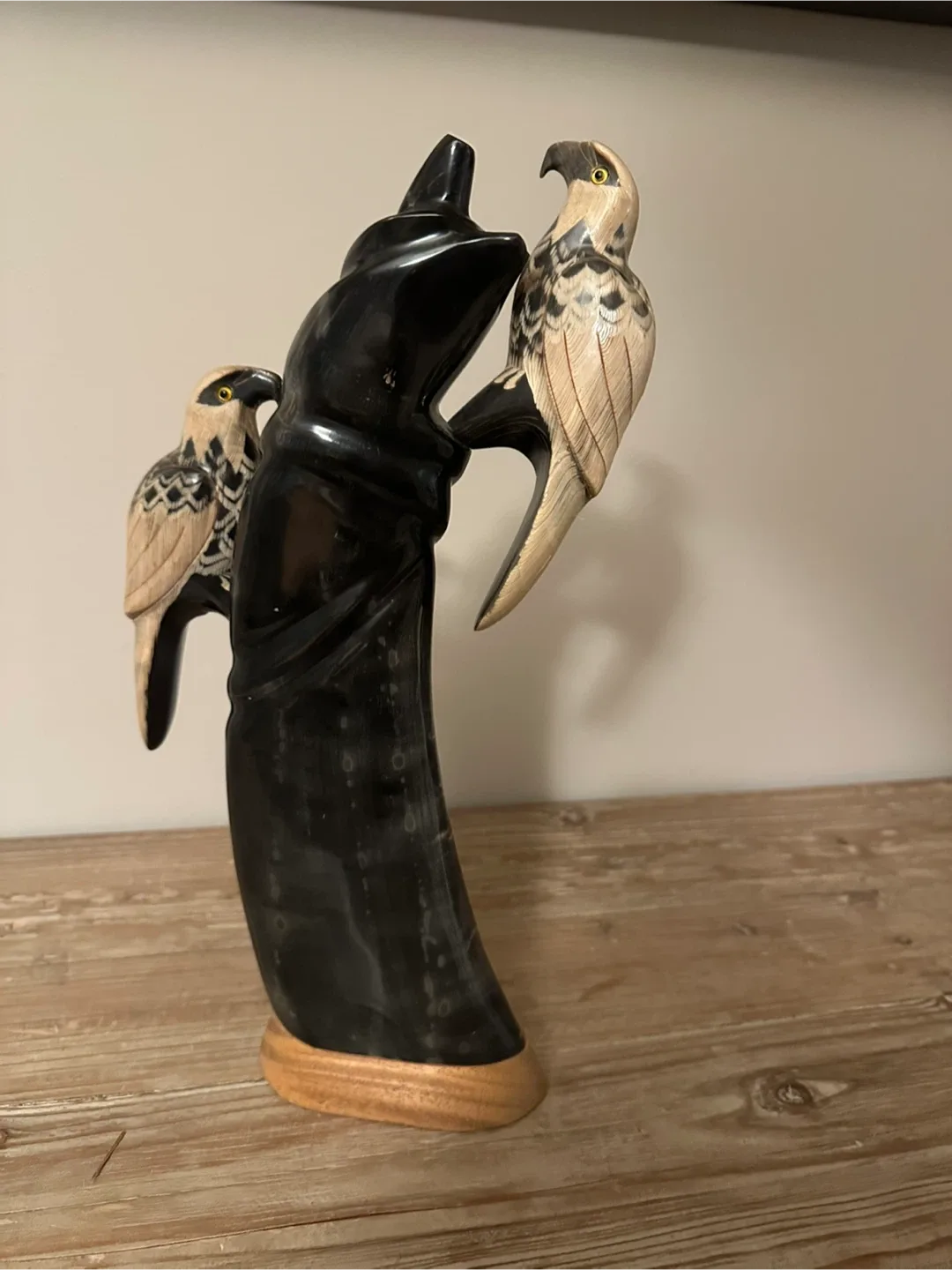 First Nations Hand Carved Animal Horn Sculptures image indicator(6)