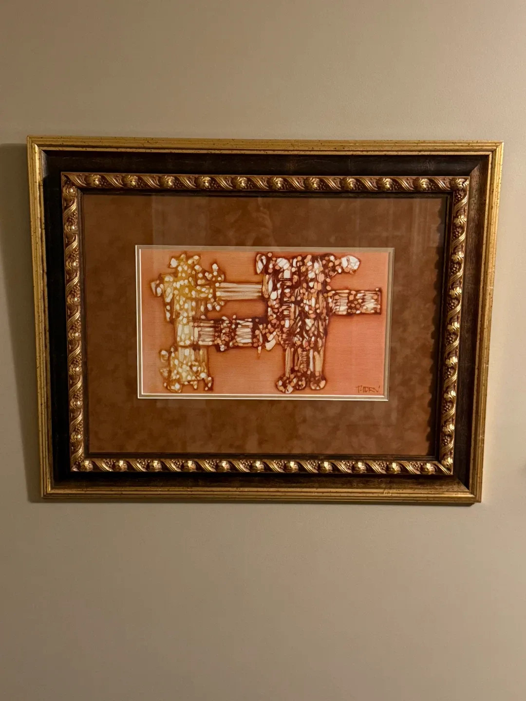 Beautiful Anthony Thorn’s “Balancing Figures" Framed Art thumbnail