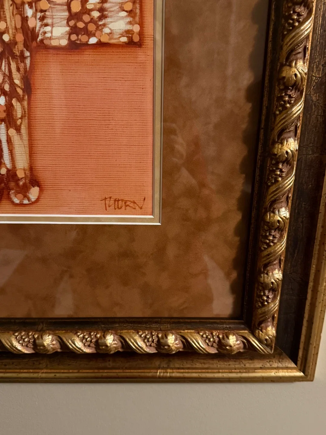 Beautiful Anthony Thorn’s “Balancing Figures" Framed Art image indicator(2)