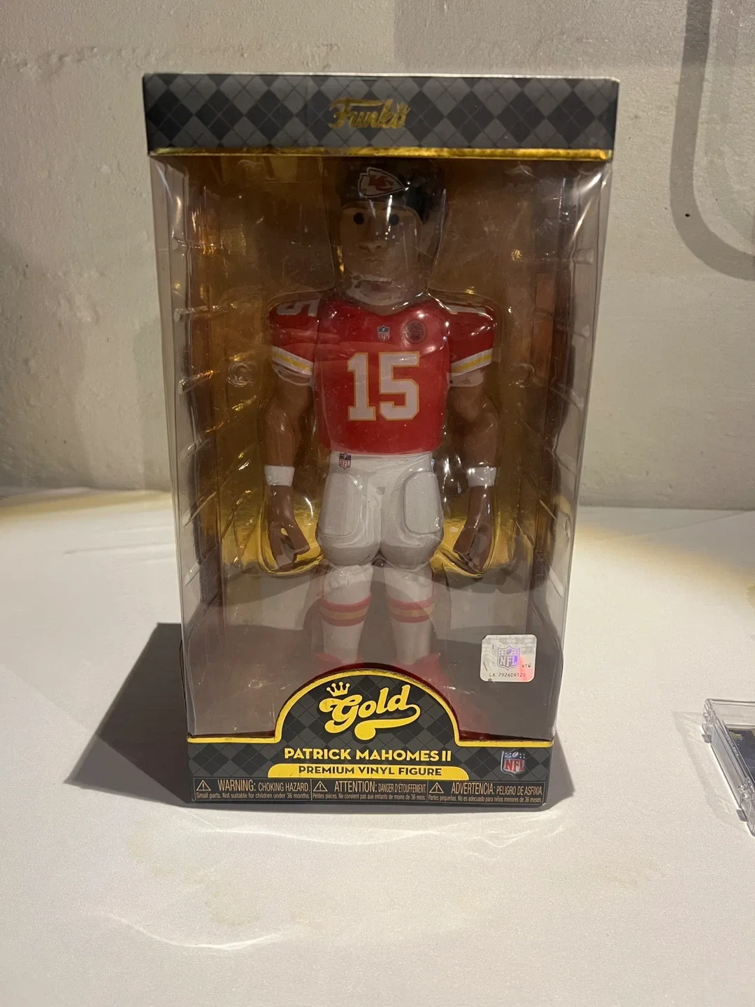 Funko NFL Gold Patrick Mahomes II Premium Vinyl Figure