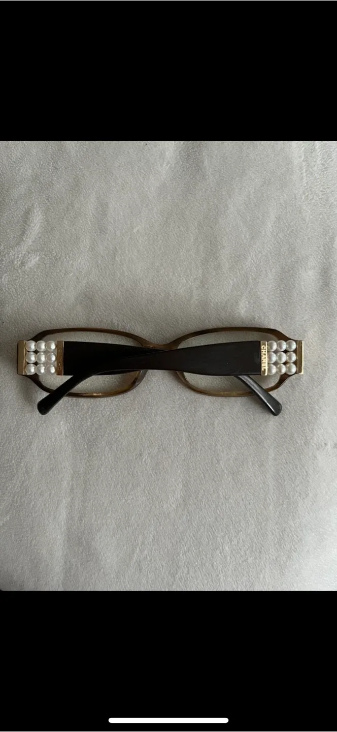 Authentic Chanel Eyeglasses 3121 Brown with Case image indicator(3)