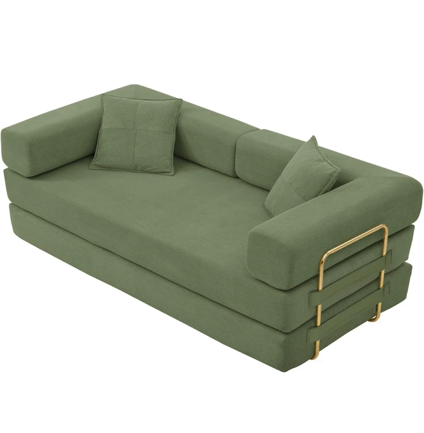 Green Convertible Sofa Bed