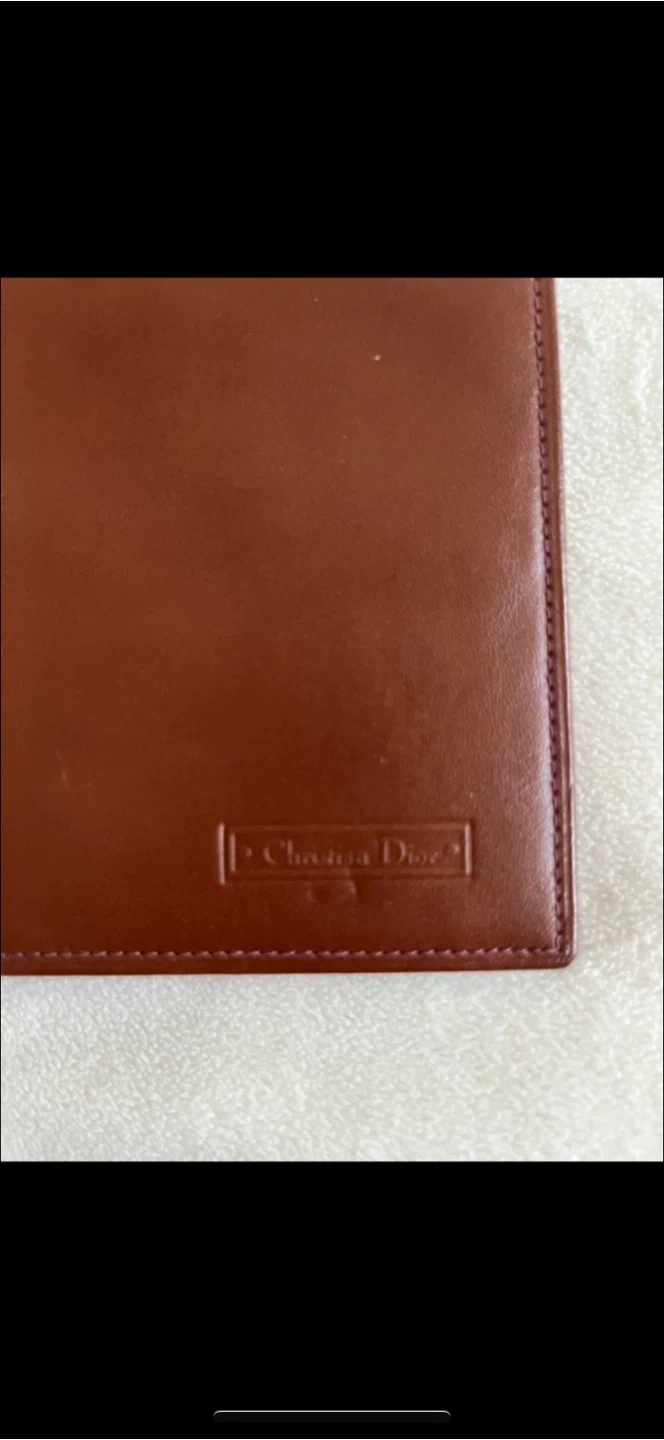 Authentic Men’s Christian Dior Brown Leather Wallet - photo 4