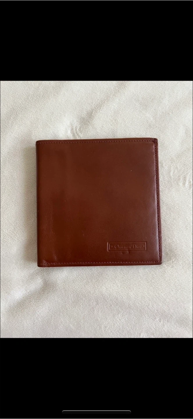 Authentic Men’s Christian Dior Brown Leather Wallet - photo 2