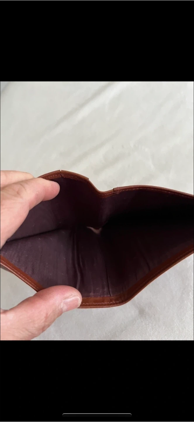 Authentic Men’s Christian Dior Brown Leather Wallet - photo 3