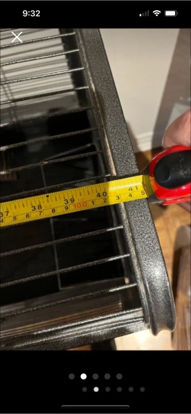 Black Metal SmallAnimal Cage - 41" x 39" image indicator(2)