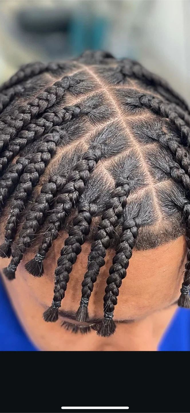 Single braid for men’s - photo 4