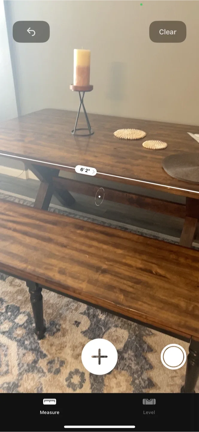 Wooden Dining Table with Bench - 3'4" image indicator(6)