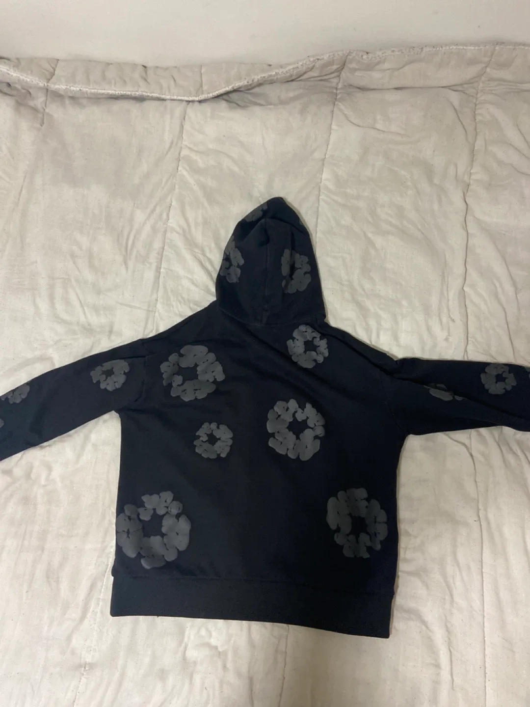 Denim Tears Black Hoodie Size L image indicator(3)