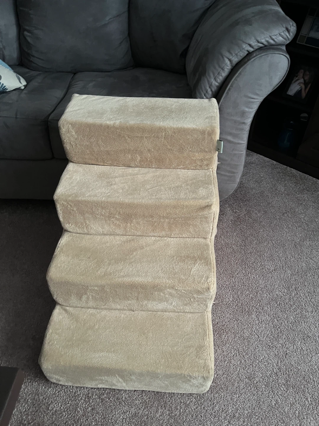 4-Step Pet Stairs - Beige - photo 2