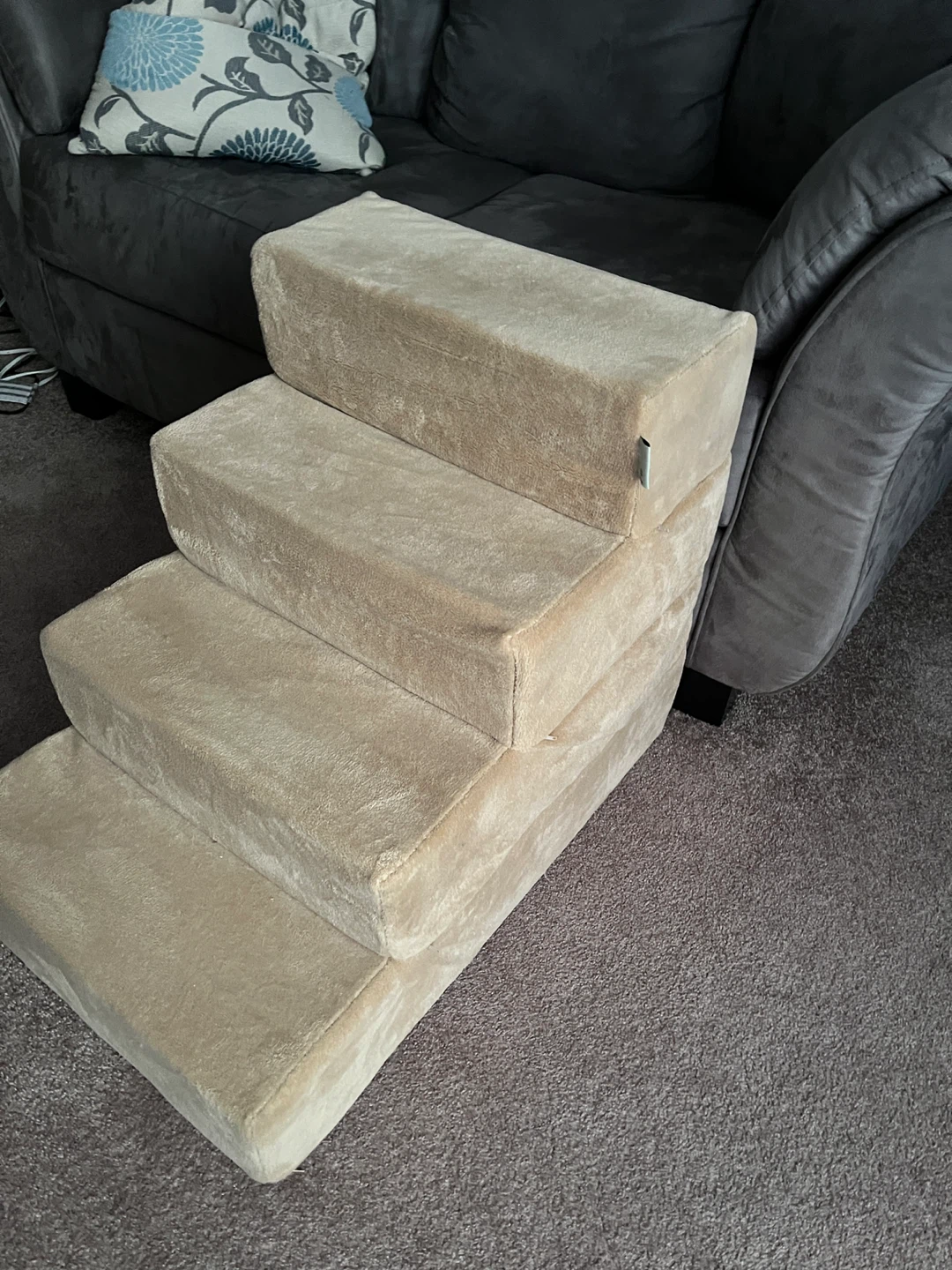4-Step Pet Stairs - Beige