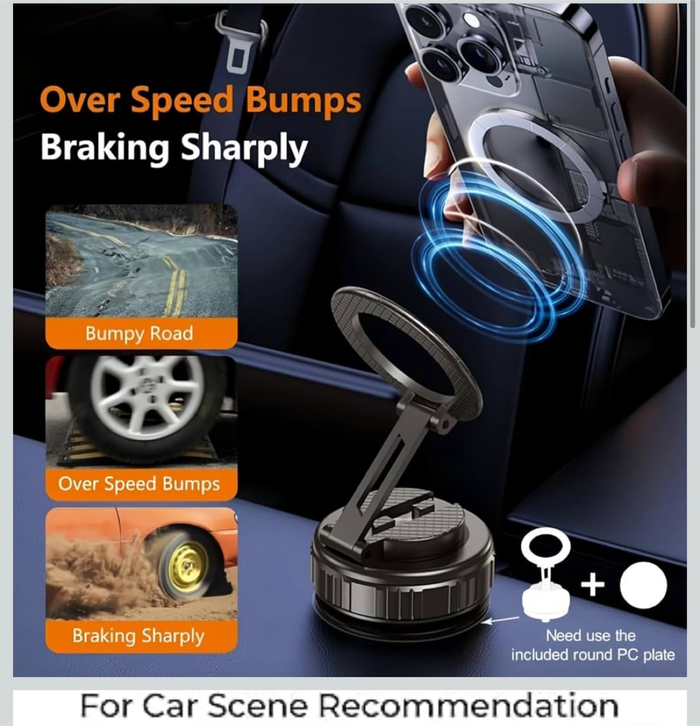 Wigfar N52 Magnetic Car Phone Holder - photo 3